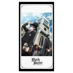 Black Butler: Public School Arc Handtuch Ciel & Sebastian 150 x 75 cm