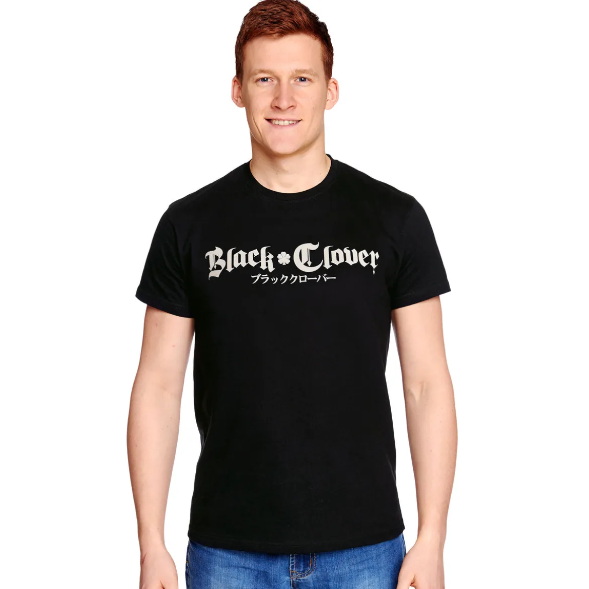 Black Clover - Schwarzer Stier Symbol T-Shirt schwarz