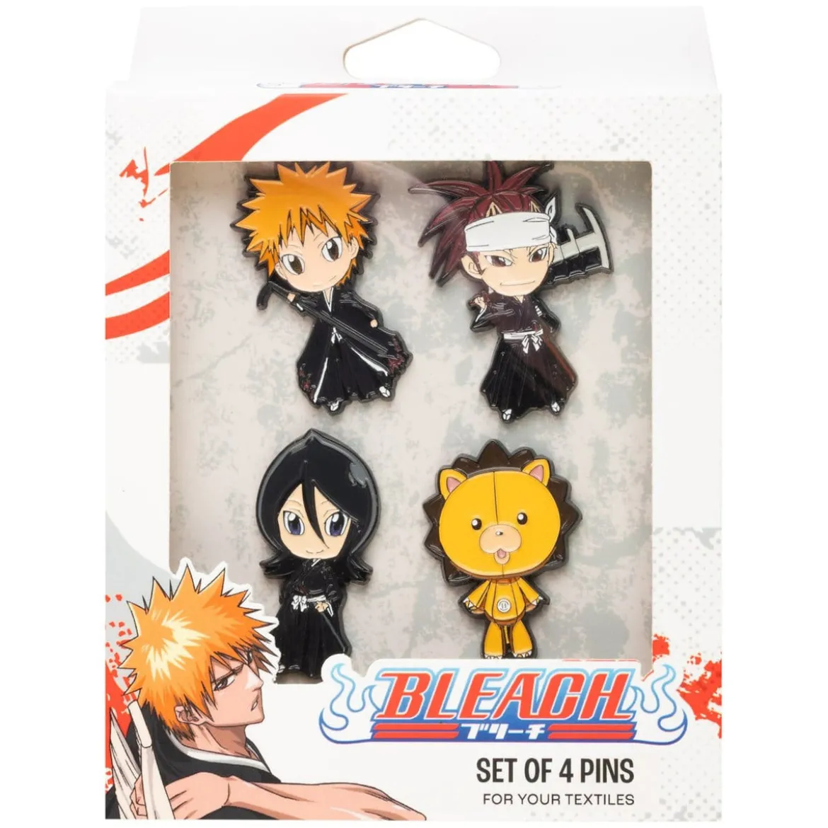 Bleach Ansteck-Pins 4er Set