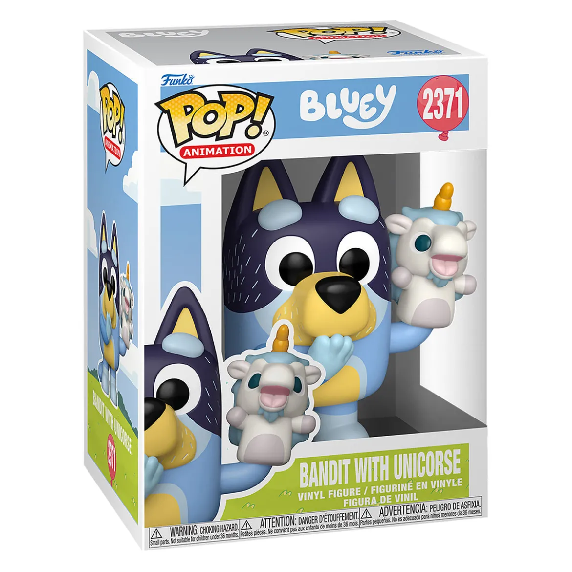 Bluey - Bandit mit Einhorn Funko Pop Figur
