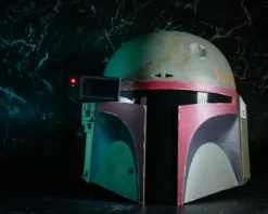Boba Fett Premium Helm Replik Re-Armored mit Lichteffekten - Star Wars