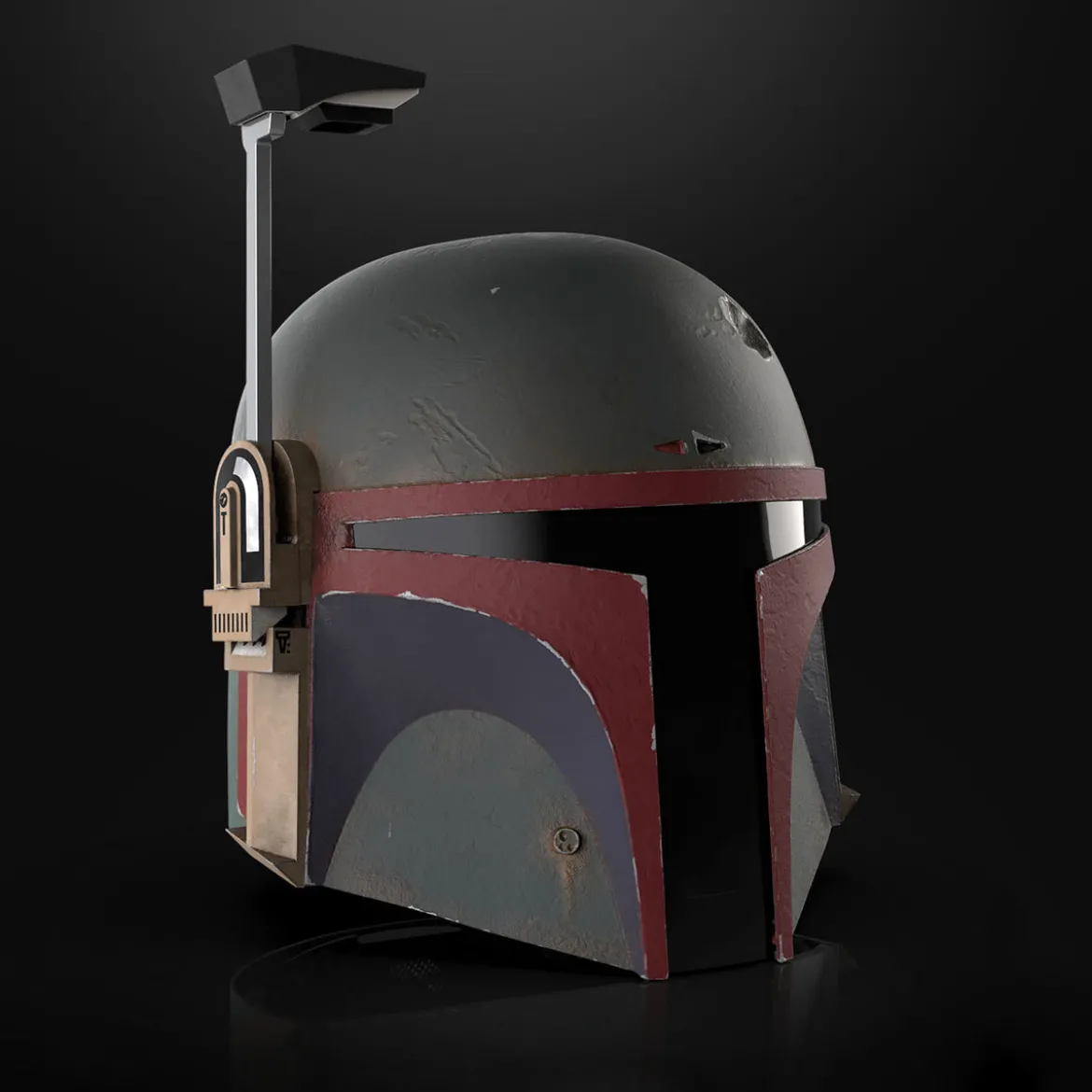 Boba Fett Premium Helm Replik Re-Armored mit Lichteffekten - Star Wars