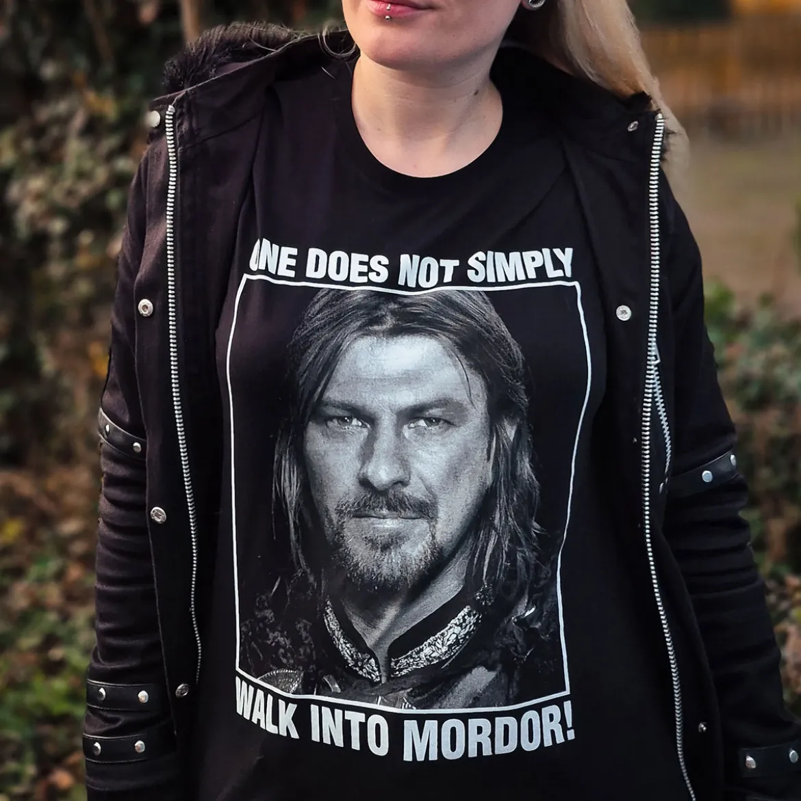 Boromir One Does Not Simply Walk Into Mordor T-Shirt - Der Herr der Ringe