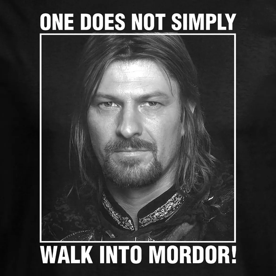 Boromir One Does Not Simply Walk Into Mordor T-Shirt - Der Herr der Ringe