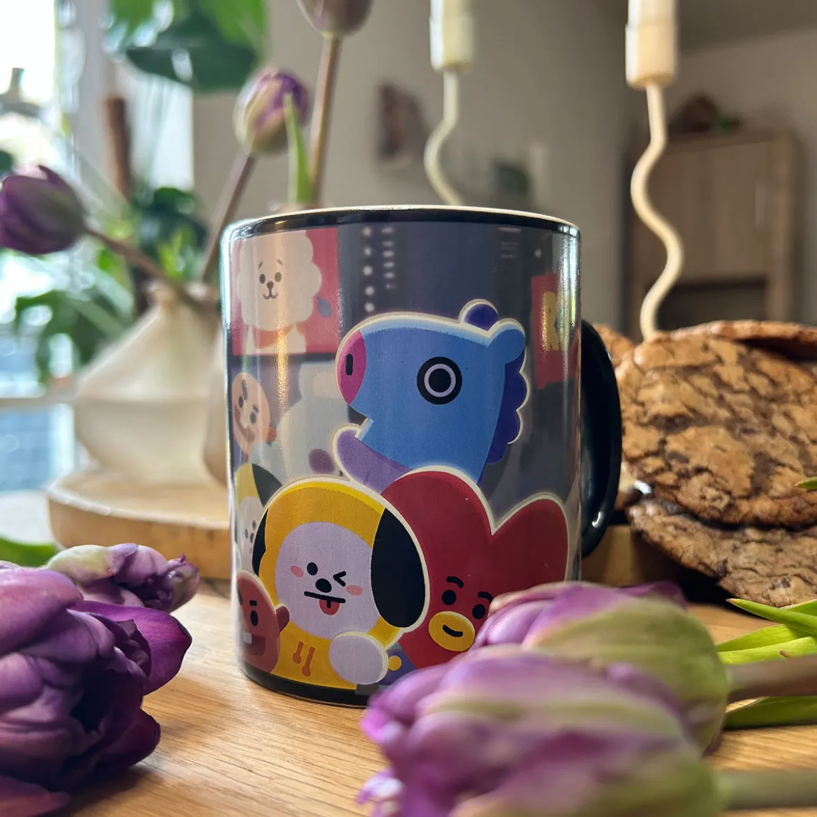 BT21 Times Square Thermoeffekt Tasse - Line Friends