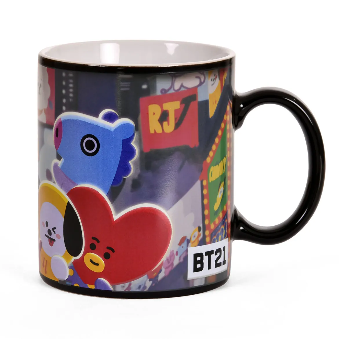 BT21 Times Square Thermoeffekt Tasse - Line Friends