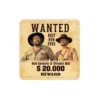 Bud Spencer & Terence Hill Bierdeckel aus Blech Wanted 10 x