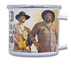 Bud Spencer & Terence Hill Emaille Tasse Wanted