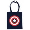 Captain America - Logo Jutebeutel blau
