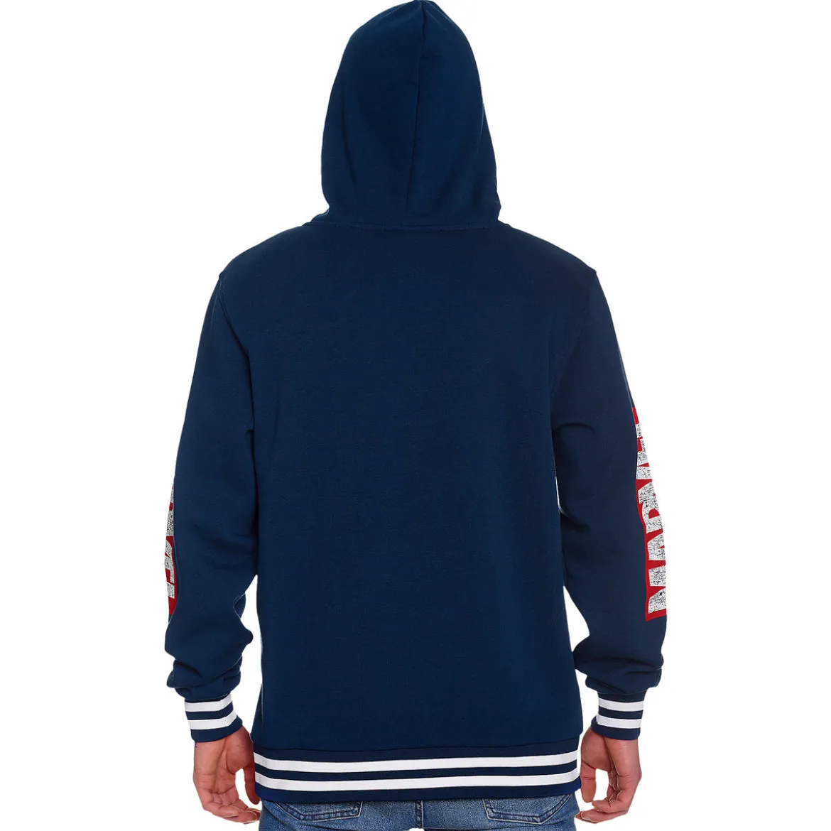 Captain America - Shield Distressed Logo Hoodie blau
