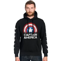 Captain America - Shield Hoodie schwarz