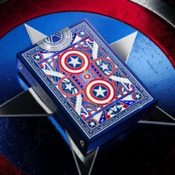 Captain America Spielkarten Patriotic Design