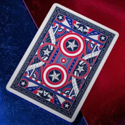 Captain America Spielkarten Patriotic Design