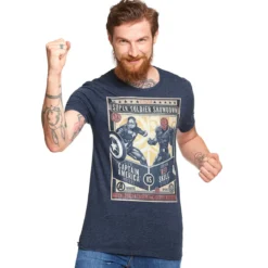 Captain America - Super Soldier Showdown T-Shirt blau