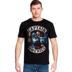 Captain America - Venomized T-Shirt schwarz