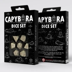 Capybara 7er-Würfelset Sleepie