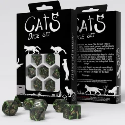 Cats - Pixel RPG Würfel Set 7tlg