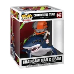Chainsaw Man mit Beam Funko Pop Ride Figur - Chainsaw Man