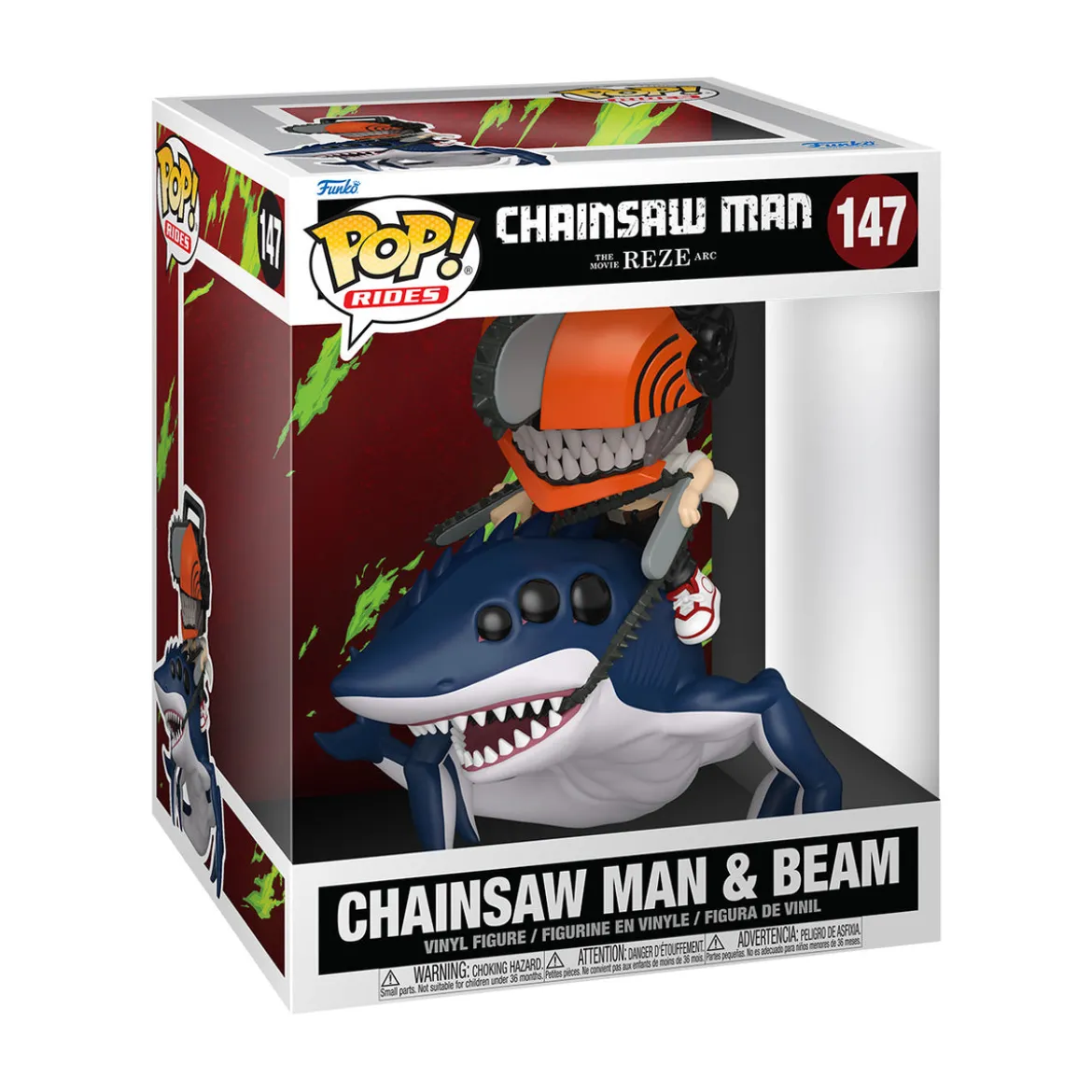 Chainsaw Man mit Beam Funko Pop Ride Figur - Chainsaw Man