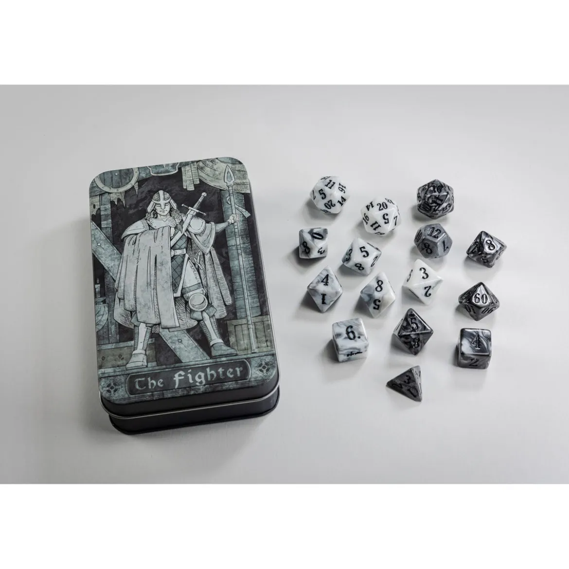 Character Class Classic RPG Würfel Set Fighter (15)
