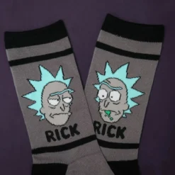 Characters Socken 3er Set in Geschenkbox - Rick and Morty