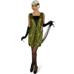 Charleston-Kleid mit Pailletten - Damenkostüm