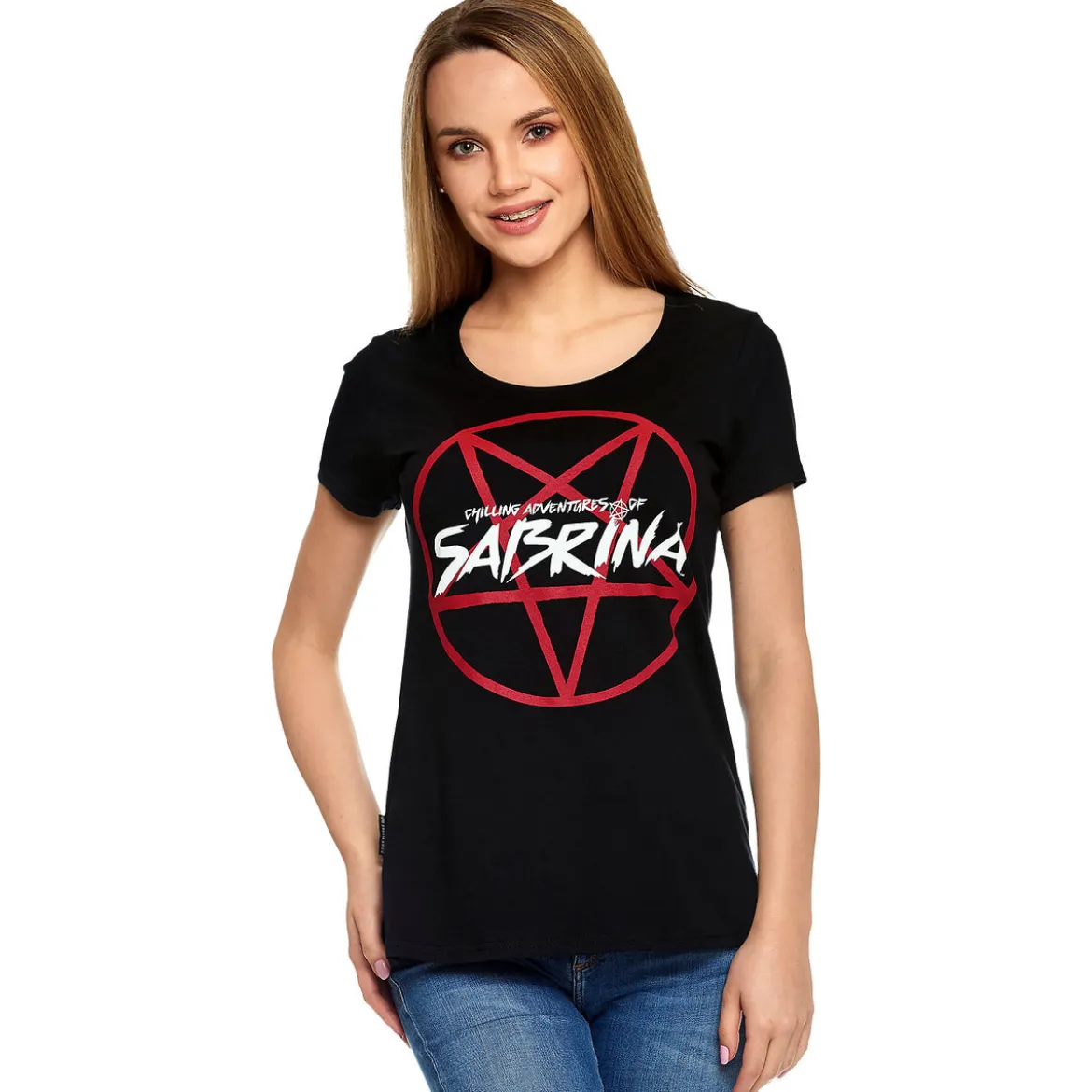 Chilling Adventures of Sabrina - Logo T-Shirt Damen schwarz