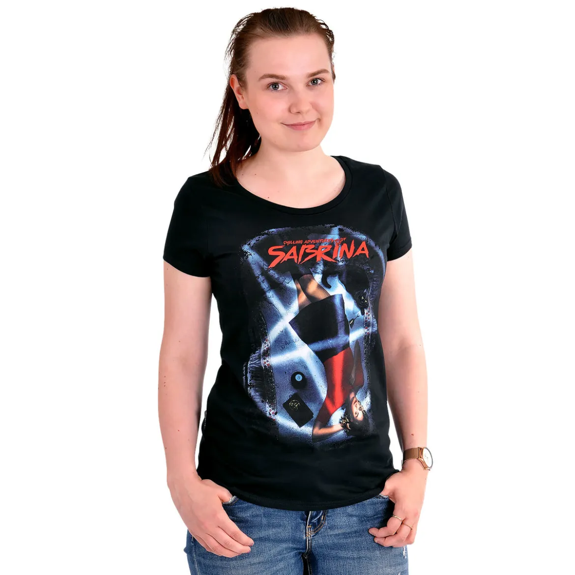 Chilling Adventures of Sabrina - Poster T-Shirt Damen schwarz