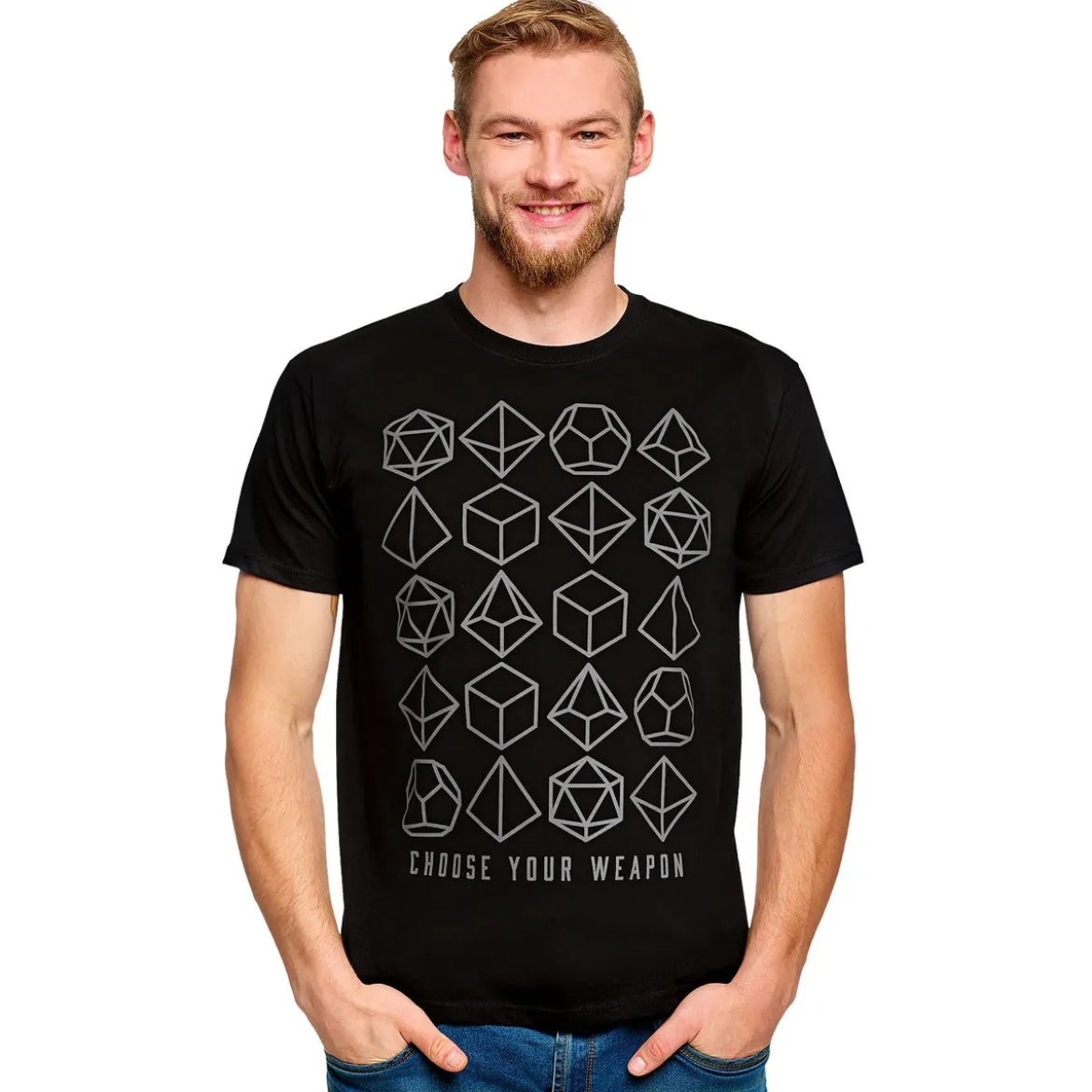 Choose Your Weapon Dice T-Shirt schwarz