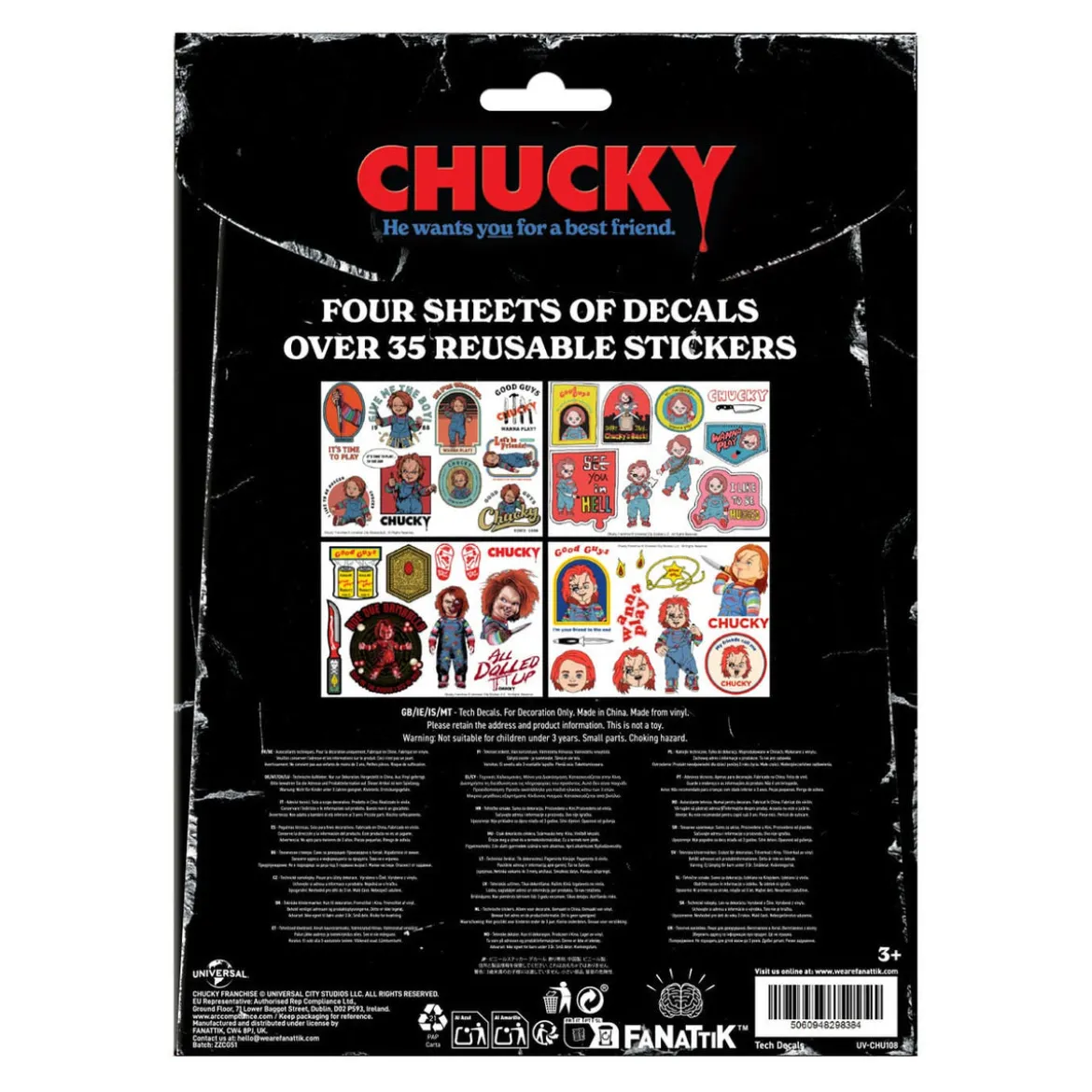 Chucky Tech Sticker Pack