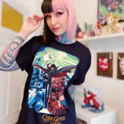 Code Geass - Poster T-Shirt schwarz