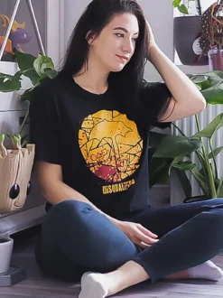 Cookie Disqualified T-Shirt für Squid Game Fans schwarz