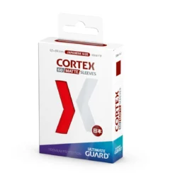 Cortex Kartenhüllen matt-rot 60er Set Ultimate Guard für TCG japanische Größe