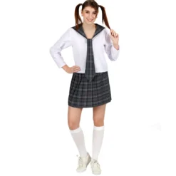Cosplay School Girl Kostüm Damen
