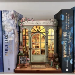 CuteBee - Champs-Élysées Florist Miniaturhaus Book Nook Modell Bausatz