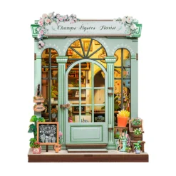 CuteBee - Champs-Élysées Florist Miniaturhaus Book Nook Modell Bausatz