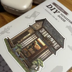 CuteBee - Kirishima Cha-an Miniaturhaus Book Nook Modell Bausatz