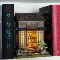 CuteBee - Kirishima Cha-an Miniaturhaus Book Nook Modell Bausatz