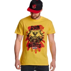 Cyberpunk 2077 - Gym Beasts T-Shirt gelb