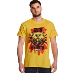 Cyberpunk 2077 - Gym Beasts T-Shirt gelb