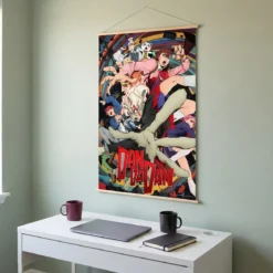 Dandadan - Okarun und Freunde Wall Scroll