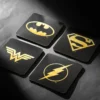 DC Comics Logos Untersetzer 4er Set