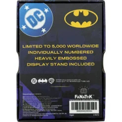 DC Comics Metallbarren Batman Armour Limited Edition