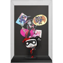 DC Comics POP! Comic Covers Vinyl Figur Harley Quinn 9 cm