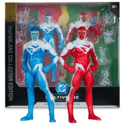 DC Multiverse Actionfiguren 2er-Pack Superman Blue vs.