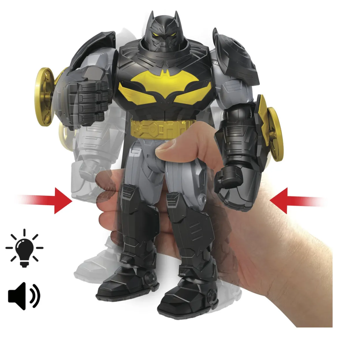 DC Premier Actionfigur mit Sound & Licht Mecha Suit Batman