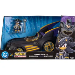 DC x Sonic - The Hedgehog Actionfigur mit Fahrzeug Shadow