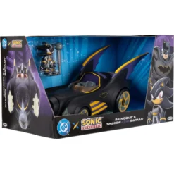 DC x Sonic - The Hedgehog Actionfigur mit Fahrzeug Shadow