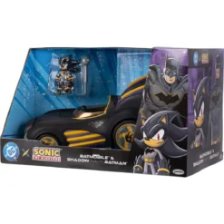 DC x Sonic - The Hedgehog Actionfigur mit Fahrzeug Shadow