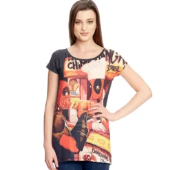 Deadpool - Chimichanga Girlie Shirt Loose Fit schwarz